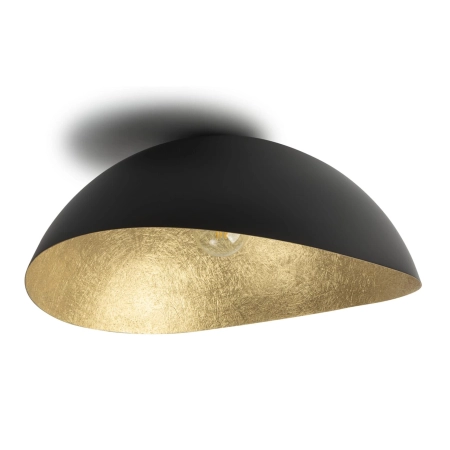 Czarno-złota, wyszukana lampa sufitowa SIG 40599 z serii SOLARIS