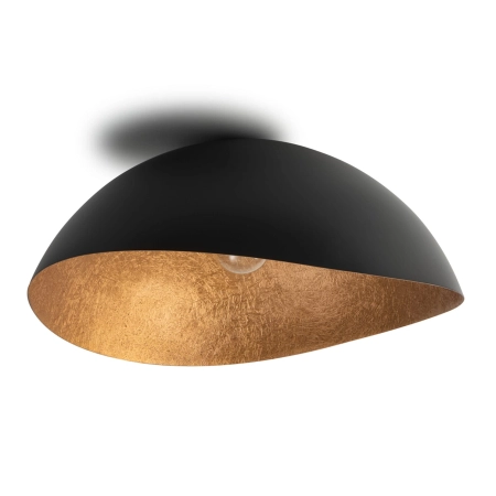 Lampa sufitowa w kolorze czerni i miedzi SIG 40606 z serii SOLARIS
