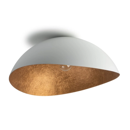 Biało-miedziana, stylowa lampa sufitowa SIG 40620 z serii SOLARIS