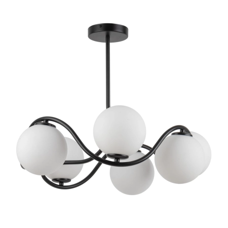 Lampa sufitowa w kolorze czarno-białym SIG 33675 z serii VENA