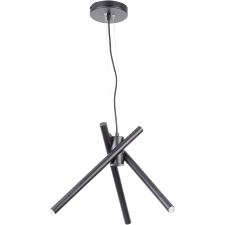 Nowoczesna, czarna lampa wisząca z tubami SIG 33200 z serii LUMEN