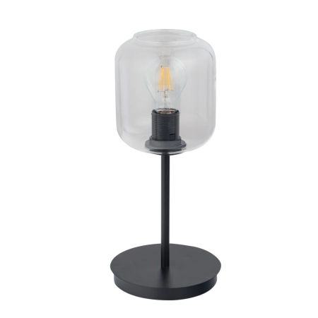 Industrialna, prosta lampka stołowa z kloszem SIG 50258 z serii SHINE