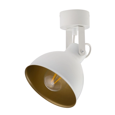 Biało-złota lampa sufitowa reflektor do kuchni SIG 32267 z serii MARS B/ZŁ