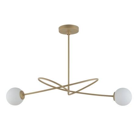 Dwuramienna, minimalistyczna lampa sufitowa SIG 33355 z serii VELVET