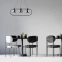 Dekoracyjna lampa wisząca nad stół w salonie SIG 31891 z serii LINDA - wizualizacja