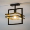Punktowa, geometryczna lampa sufitowa SIG 32398 z serii MERCI CZ/ZŁ 2