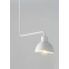 Punktowa, biała lampa na sztywnym wysięgniku SIG 32446 z serii HOLI 4