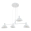 Biała, ponadczasowa lampa wisząca do sypialni SIG 40530 z serii ARTIS