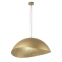 Złota lampa wisząca, jeden punkt świetlny SIG 40595 z serii SOLARIS