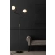 Dekoracyjna, czarna lampa podłogowa do salonu SIG 50260 z serii ZIGZAG - wizualizacja