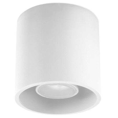 Minimalistyczna, biała, punktowa lampa natynkowa SL.0021 z serii ORBIS 1