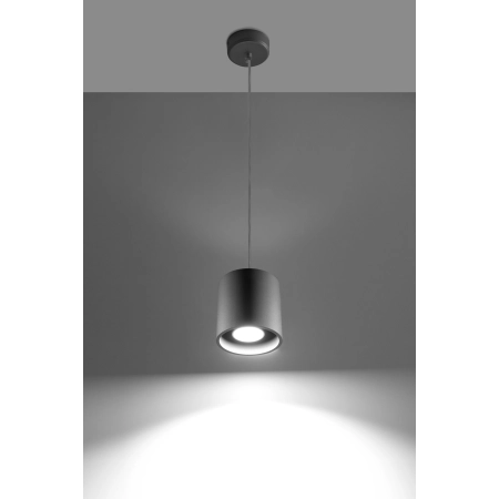 Minimalistyczna, szara lampa wisząca do kuchni SL.0052 z serii ORBIS 1 3