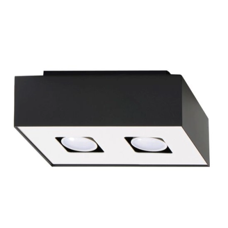 Prostokątny plafon typu box idealny do korytarza SL.0071 z serii MONO 2