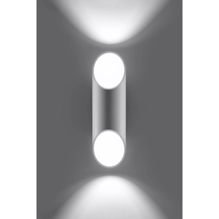 Nowoczesna, dwustronna, biała lampa ścienna SL.0108 z serii PENNE 30 3