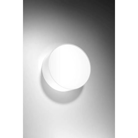 Okrągła, biała lampa sufitowo-ścienna do holu SL.0129 z serii ARENA 5