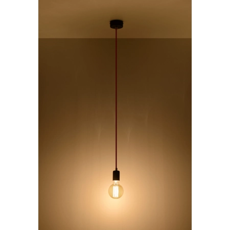 Lampa wisząca EDISON fioletowa SL.0156 - SOLLUX 3