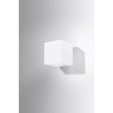 Szklana, geometryczna lampa ścienna kostka SL.0212 z serii RICO 2