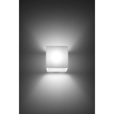 Szklana, geometryczna lampa ścienna kostka SL.0212 z serii RICO 3