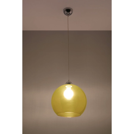 Żółta lampa wisząca do pokoju dziecięcego SL.0252 z serii BALL 2