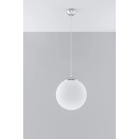 Lampa wisząca z okrągłym, mlecznym kloszem SL.0264 z serii UGO 3