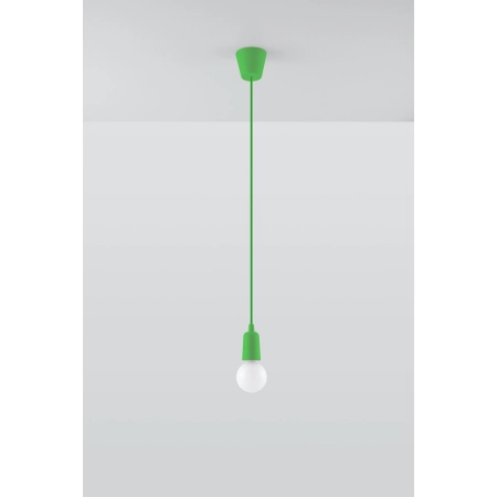 Lampa zielony przewód z oprawką na żarówkę E27 SL.0581 z serii DIEGO 1 2