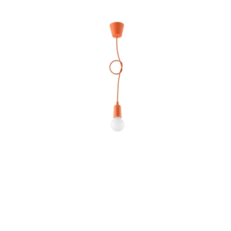 Pomarańczowy, pojedynczy przewód z oprawką SL.0584 z serii DIEGO 1 4