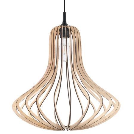 Lampa z minimalistycznym, drewnianym kloszem SL.0641 z serii ELZA
