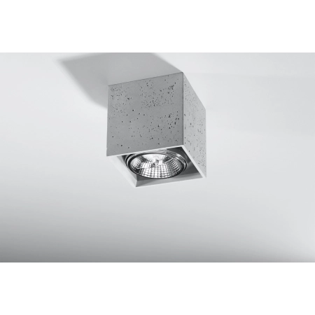 Reflektor natynkowy, betonowy kwadratowy spot SL.0646 z serii VALDE 140 2