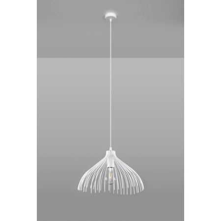 Lampa wisząca z minimalistycznym, białym kloszem SL.0664 z serii UMB 2