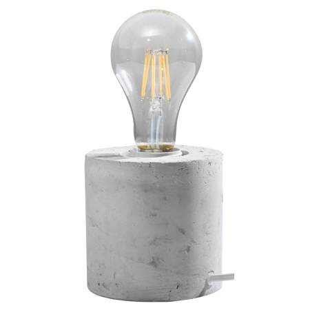 Designerska, betonowa lampa biurkowa bez klosza SL.0680 z serii SALGADO