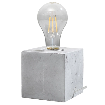 Lampa biurkowa na betonowej podstawie, bez klosza SL.0683 z serii ABEL