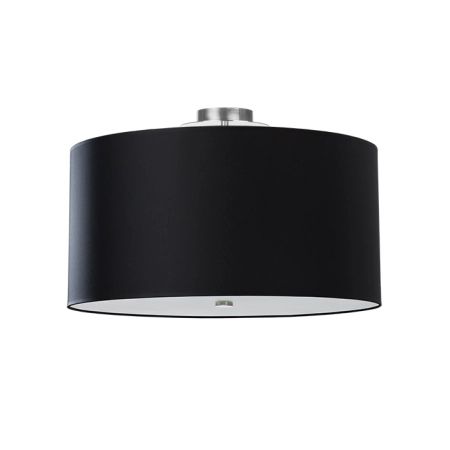 Okrągła lampa sufitowa z czarnym abażurem SL.0746 z serii OTTO 50
