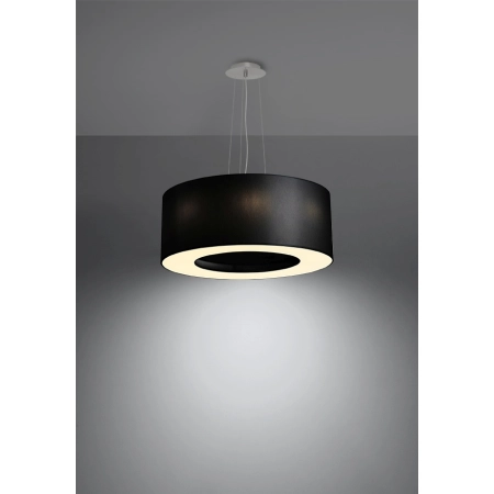 Minimalistyczna, czarna lampa wisząca 50x22 SL.0748 z serii SATURNO 50 3
