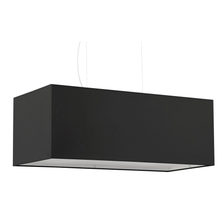 Lampa wisząca z czarnym abażurem 80x25 SL.0780 z serii SANTA BIS 80