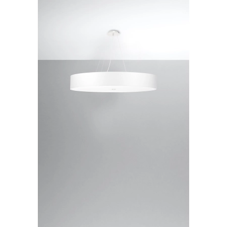 Stylowa, biała lampa wisząca ⌀90cm do salonu SL.0805 z serii SKALA 3