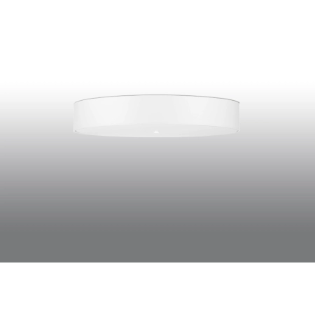 Biały plafon z okrągłym abażurem ⌀80cm SL.0813 z serii SKALA 3