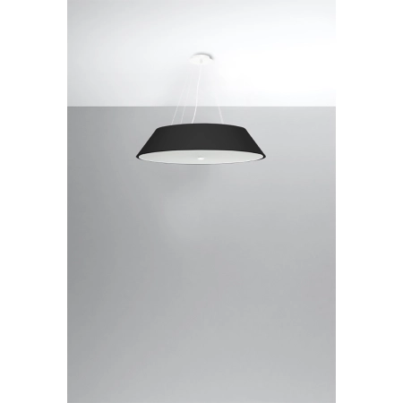 Nowoczesna, czarna lampa wisząca do salonu SL.0820 z serii VEGA 3