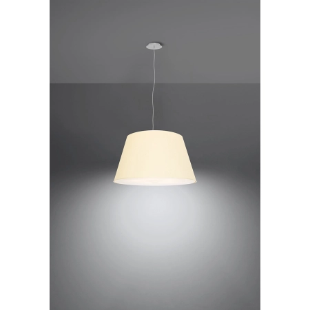 Lampa wisząca z szerokim abażurem, do salonu SL.0829 z serii CONO 2