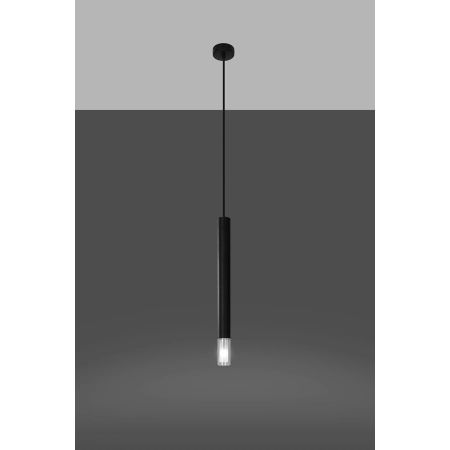 Wąski, czarny, pojedynczy zwis, tuba G9 SL.0960 z serii WEZYR 2