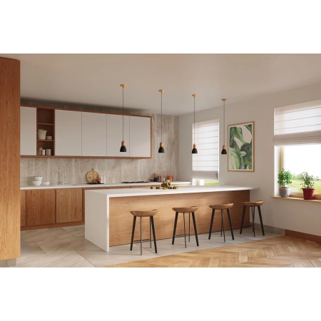 Stylowy, betonowo-drewniany zwis do kuchni SL.0963 z serii QUBIC - wizualizacja 3