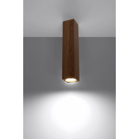 Długi, drewniany, minimalistyczny spot 30cm GU10 SL.1041 z serii KEKE 2