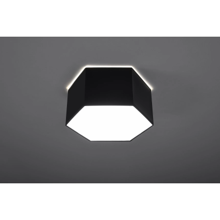 Czarno-biały, natynkowy plaster miodu do salonu SL.1061 z serii SUNDE 2