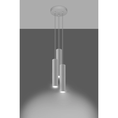 Potrójna lampa wisząca, idealna do jadalni SL.1078 z serii LAGOS 2