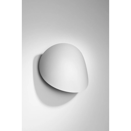 Designerka, biała, ozdobna lampa ścienna SL.0934 z serii SENSES 2