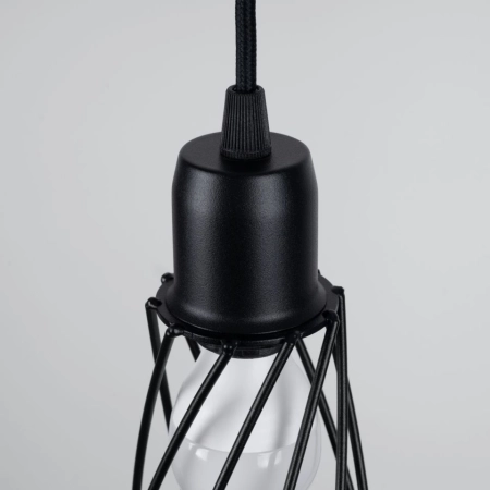 Smukła lampa wisząca z drucianym abażurem SL.1165 z serii SUBA - 3