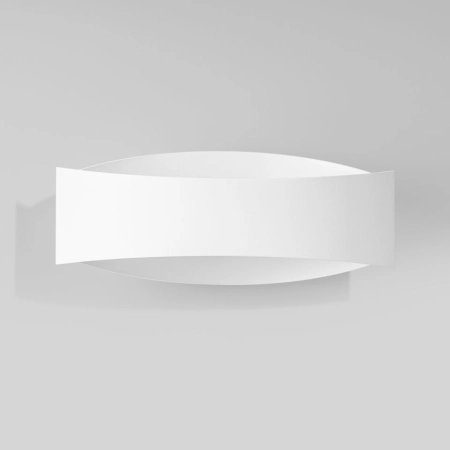 Biały, dwustronny, otwarty kinkiet do salonu SL.1188 z serii TONI - 2