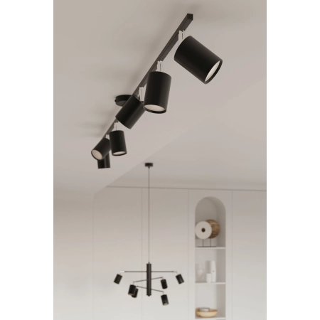 Loftowa lampa wisząca z ruchomymi spotami SL.1207 z serii LEMMI - wizualizacja
