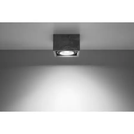 Kwadratowa lampa natynkowa, krótki downlight SL.0883 z serii QUATRO 1 3