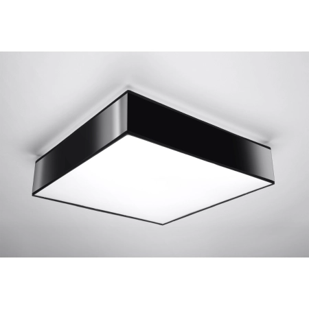 Kwadratowa, czarno-biała lampa sufitowa SL.0920 z serii HORUS 55 2