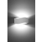 Biała, nowoczesna lampa ścienna do sypialni 30cm SL.1017 z serii TILA 2